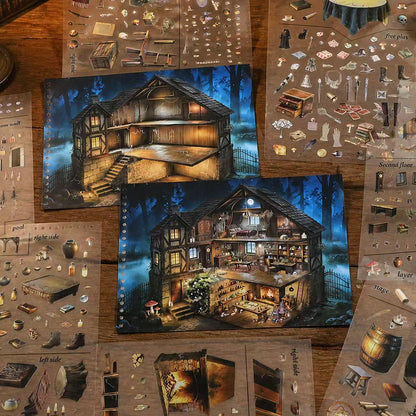 Enchanted Forest Secret Realm Sticker Book