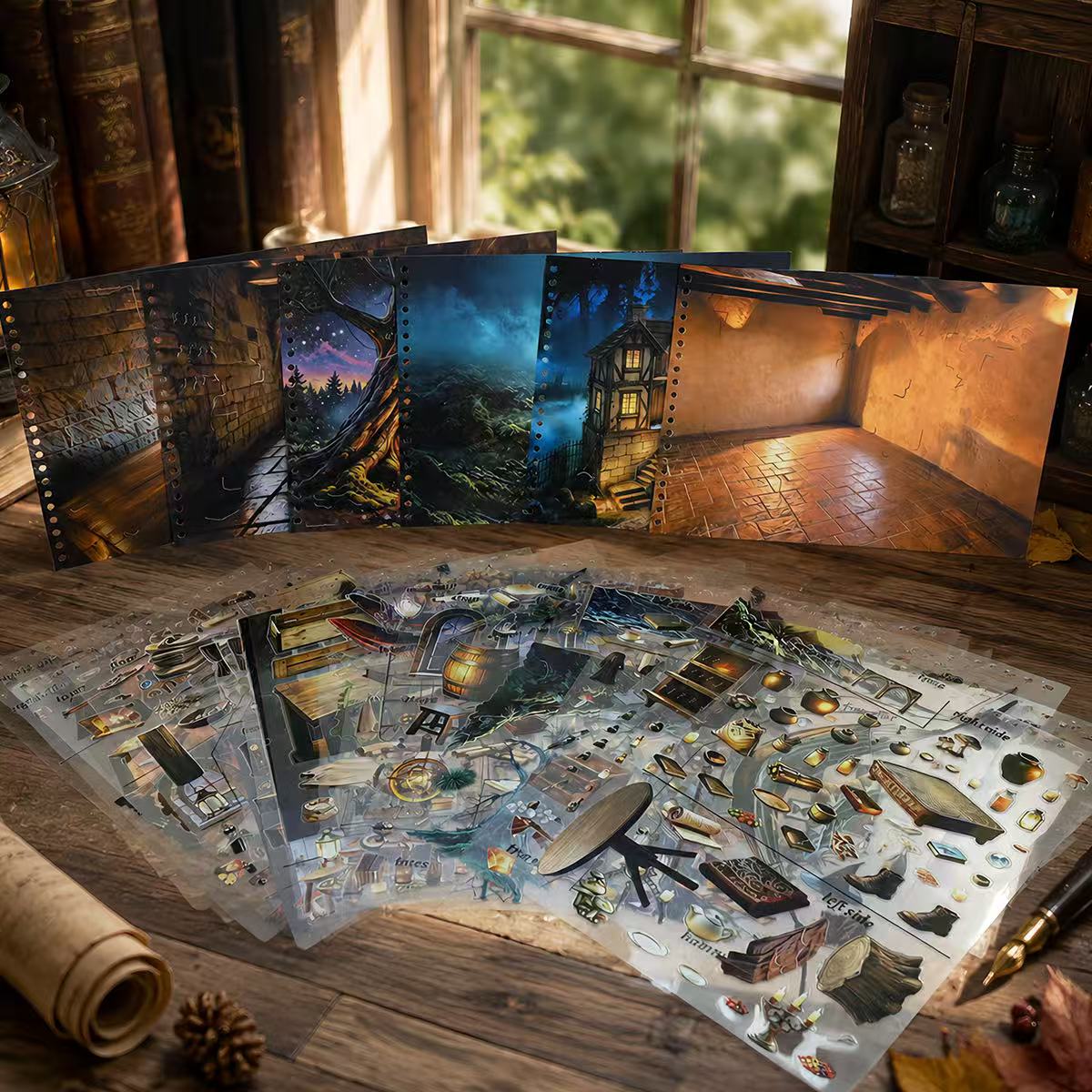 Enchanted Forest Secret Realm Sticker Book