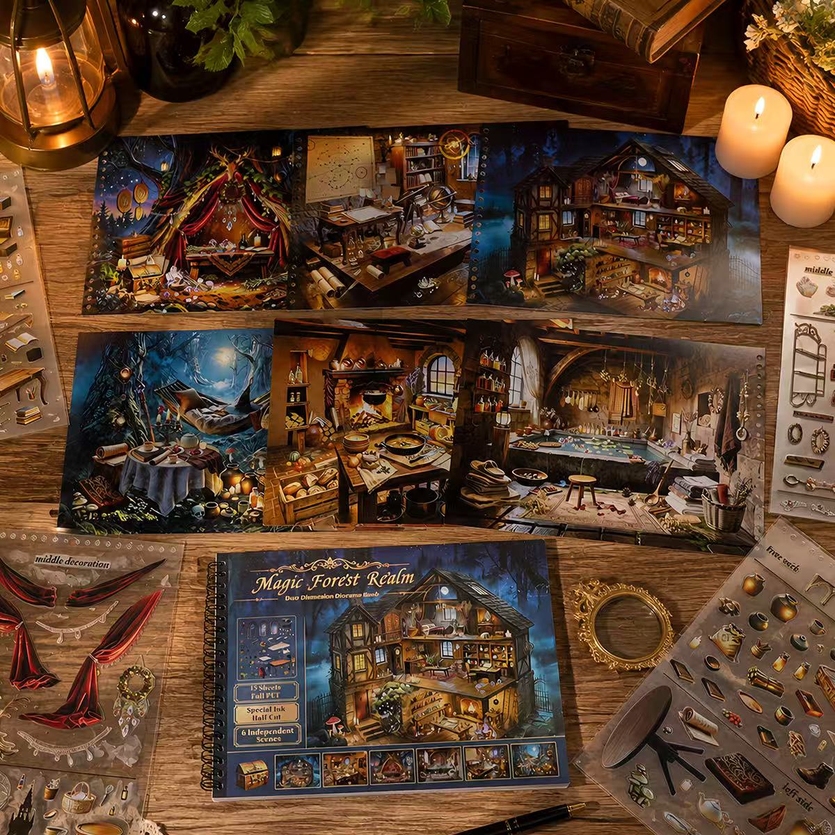 Enchanted Forest Secret Realm Sticker Book