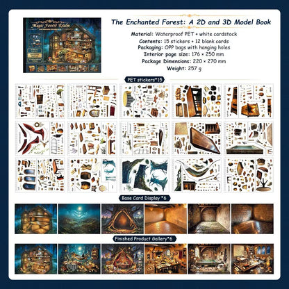 Enchanted Forest Secret Realm Sticker Book