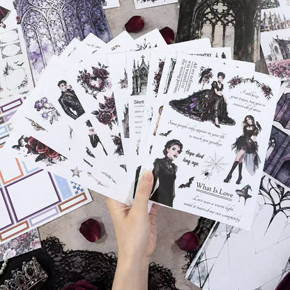 Gothic Rose Manor Sticker Book