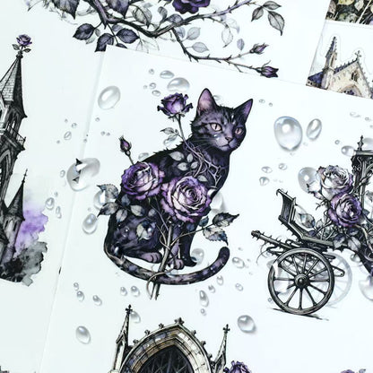 Gothic Rose Manor Sticker Book