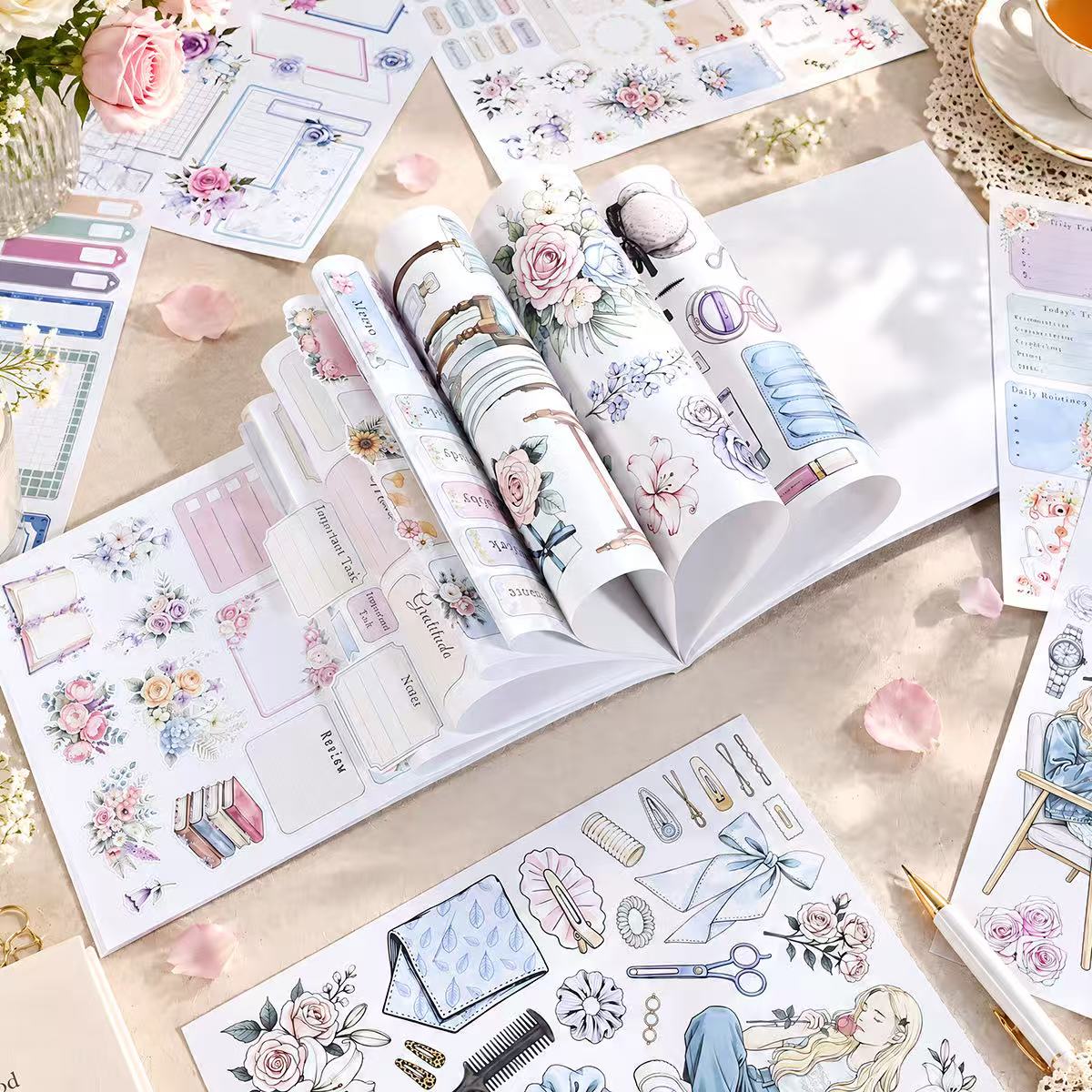 Beauty Diary Sticker Book