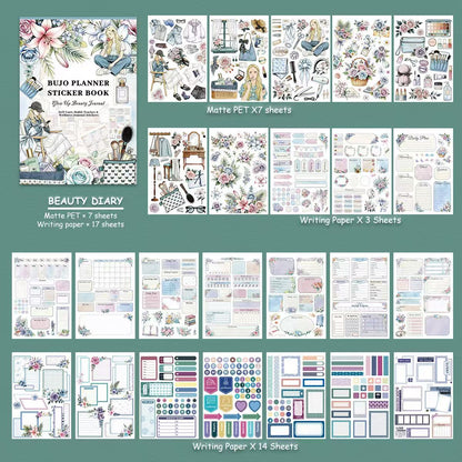 Beauty Diary Sticker Book