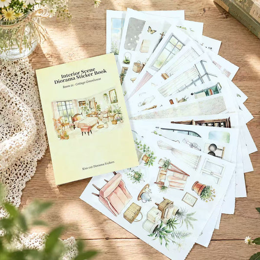Cottage Greenhouse Sticker Book