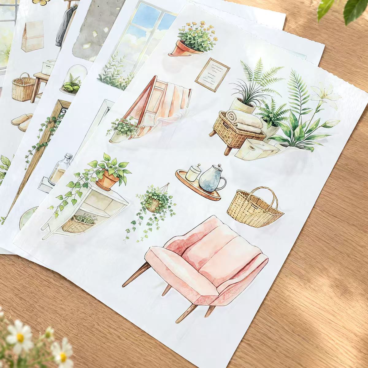 Cottage Greenhouse Sticker Book