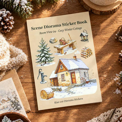 Cozy Winter Cottage Sticker Book