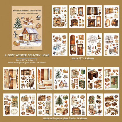 Cottage Greenhouse Sticker Book