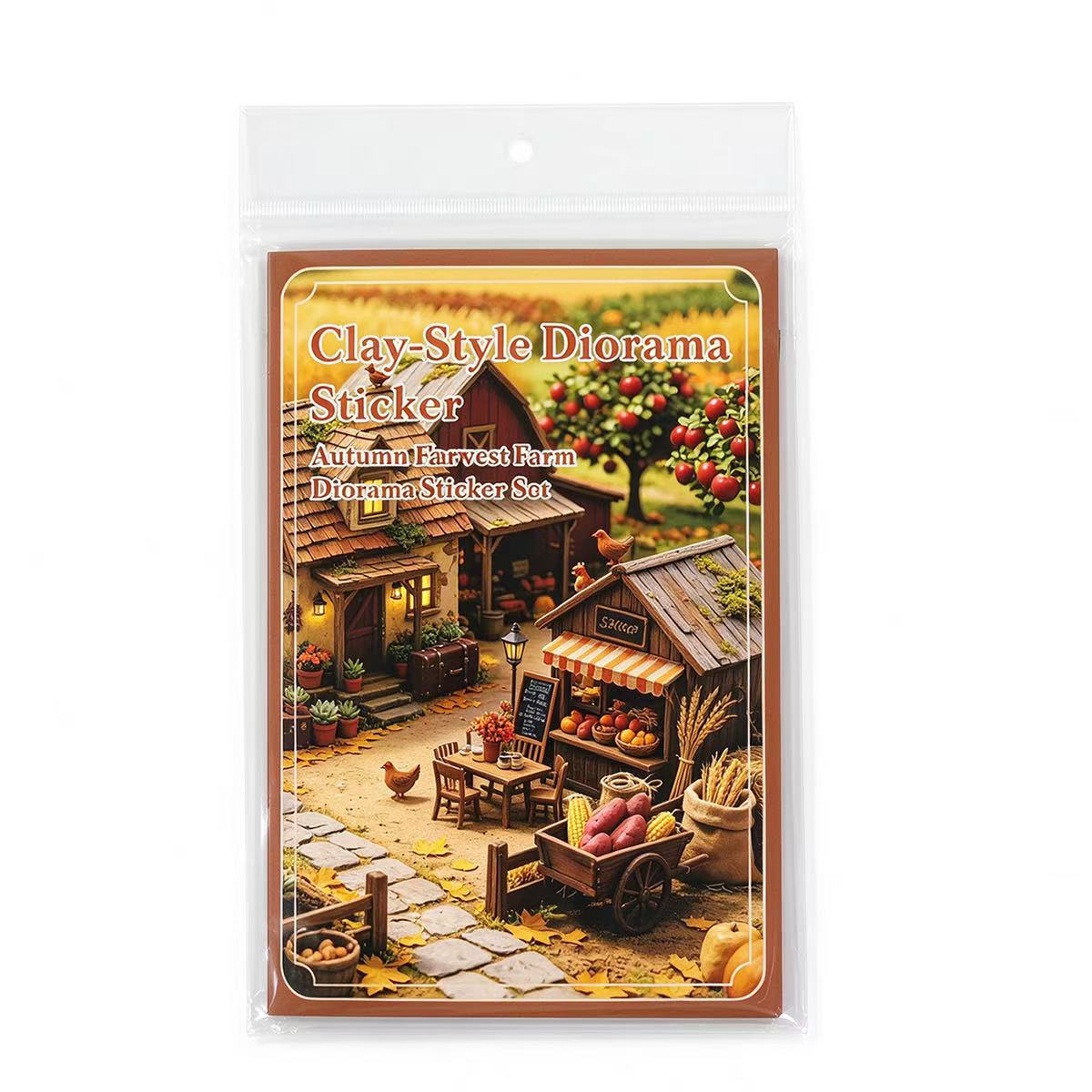 Autumu Harvest Farm Diorama Stickers