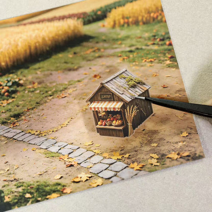 Autumu Harvest Farm Diorama Stickers