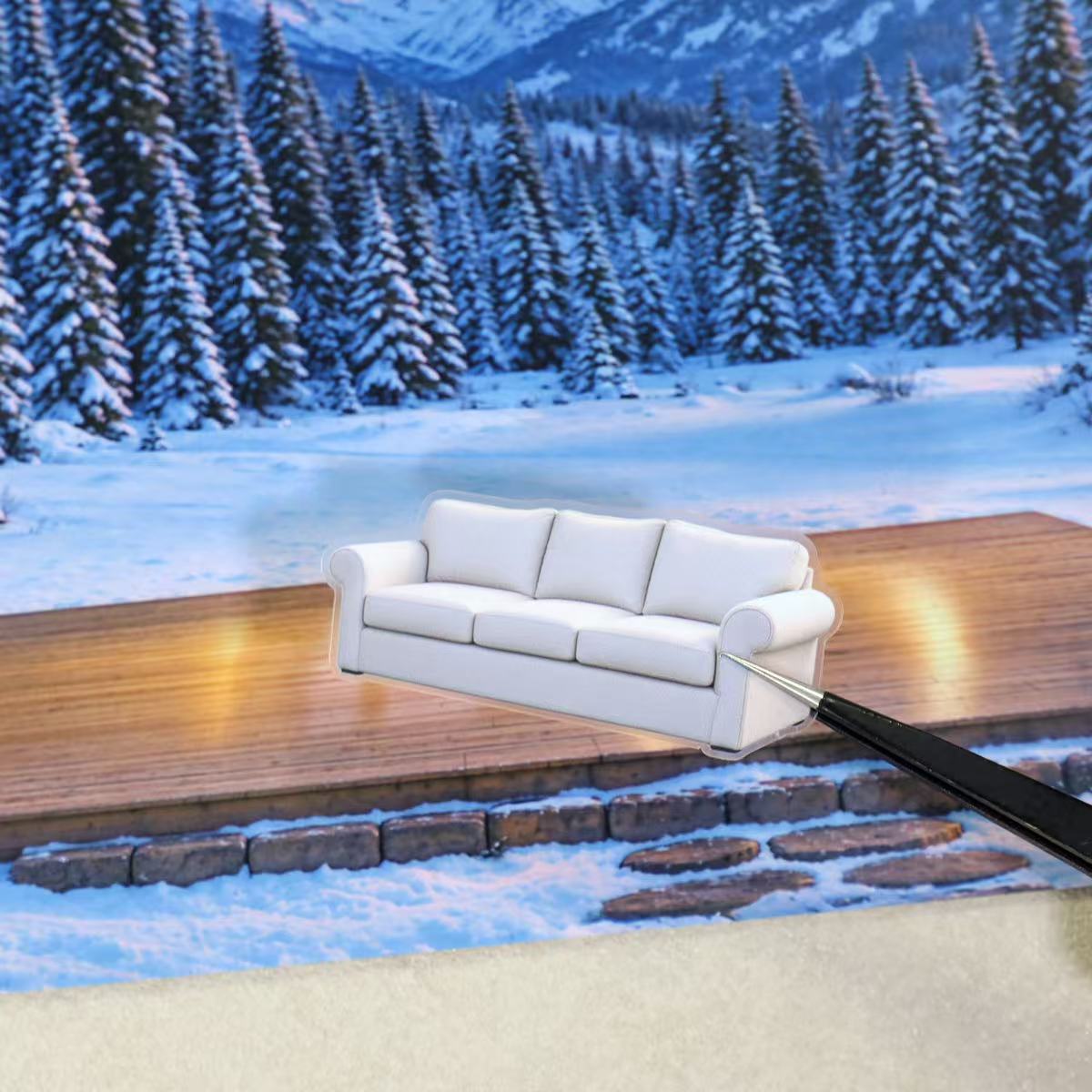 Fireside Christmas Diorama Stickers