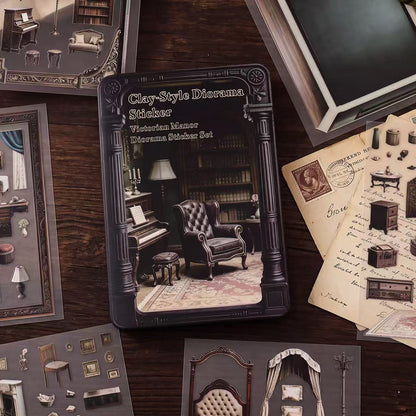 Victorian Manor Diorama Stickers
