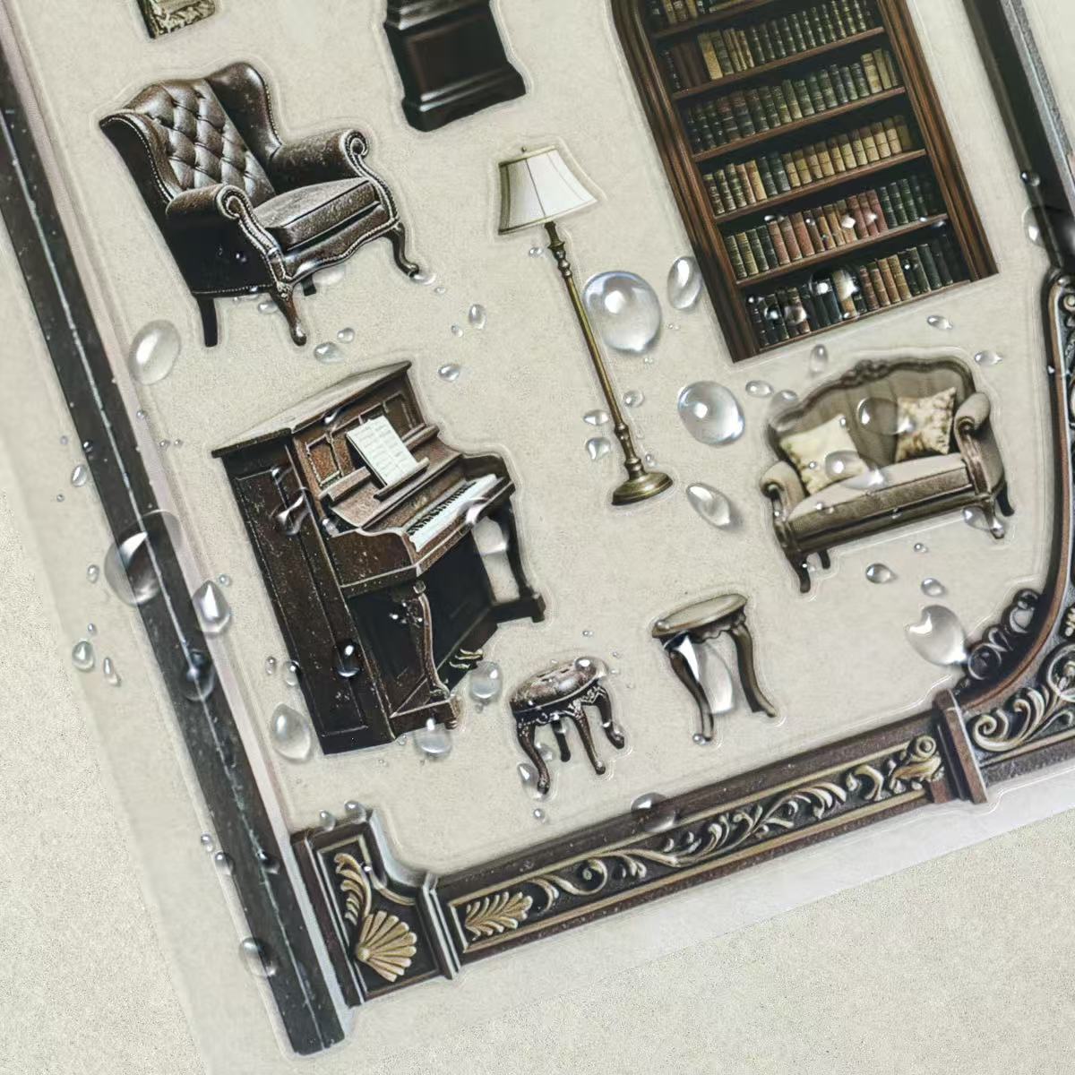Victorian Manor Diorama Stickers