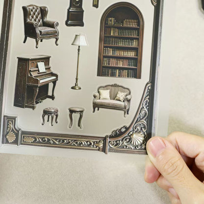 Victorian Manor Diorama Stickers