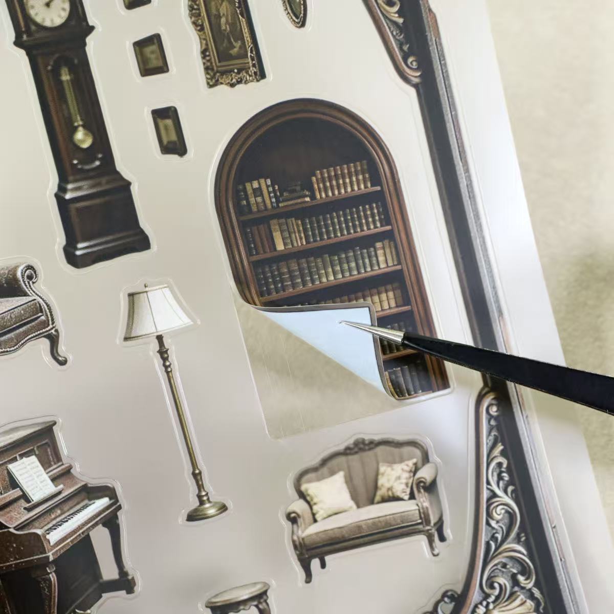 Victorian Manor Diorama Stickers
