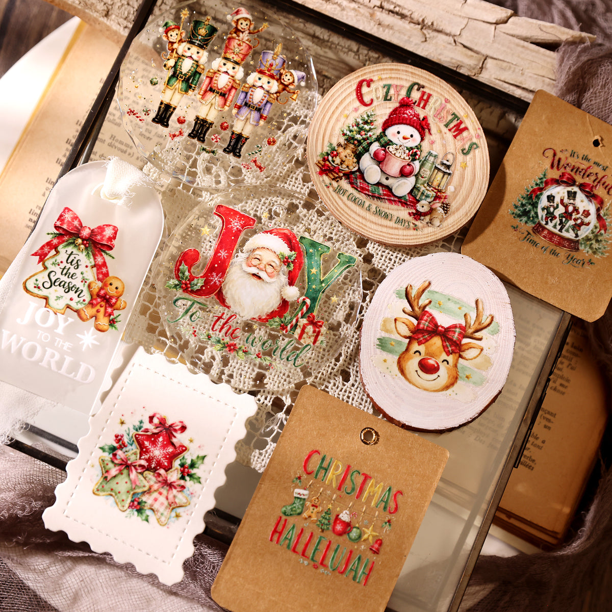 Christmas Prelude Transfer Stickers
