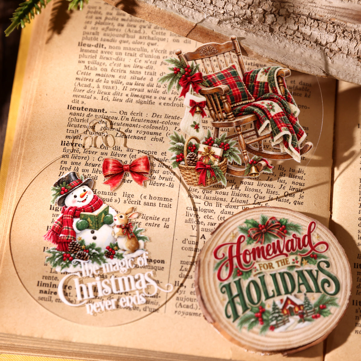 Christmas Nocturne Transfer Stickers