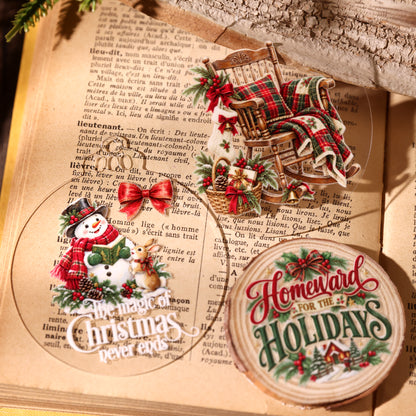 Christmas Nocturne Transfer Stickers