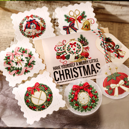 Handmade Christmas Transfer Stickers