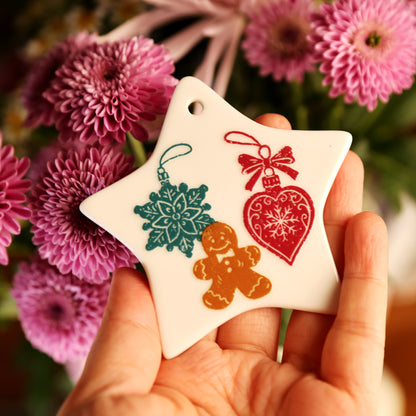 Christmas illustration Transfer Stickers