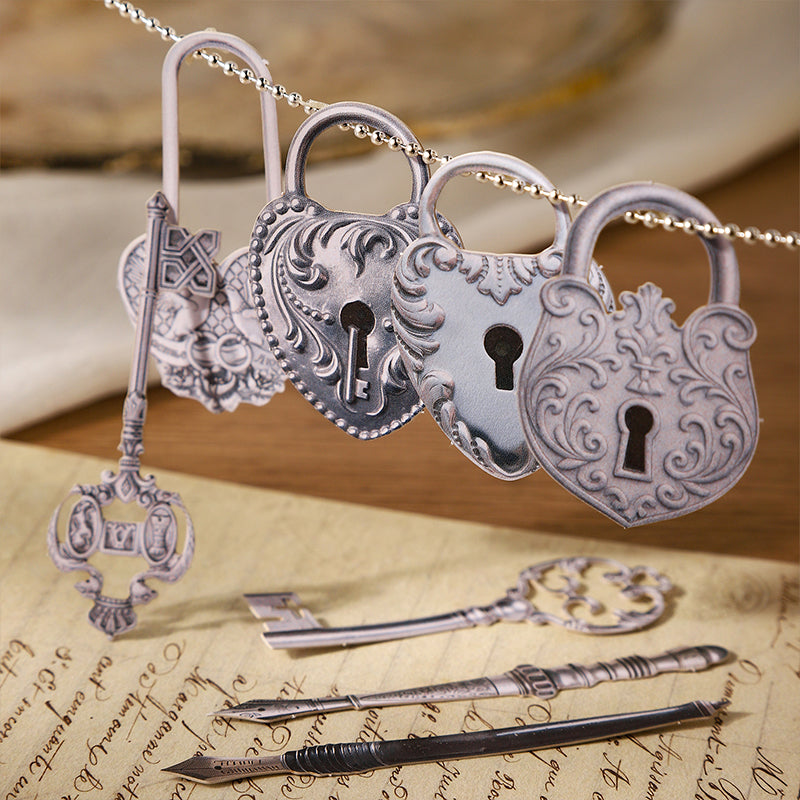 Gilded Silver Memories Stickers