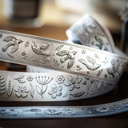 Silver Bloom Isle Washi Tape