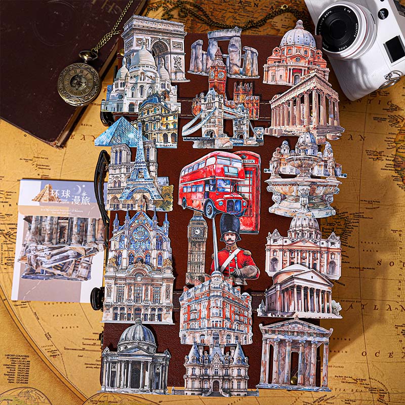 Global Comic Tour stickers