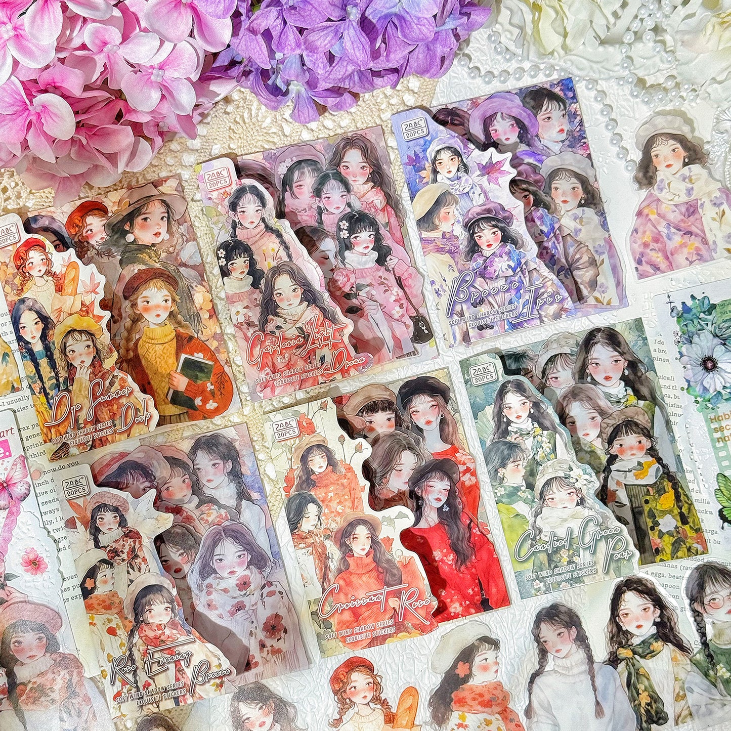 Gentle Breeze and Shadows Stickers