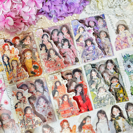 Gentle Breeze and Shadows Stickers