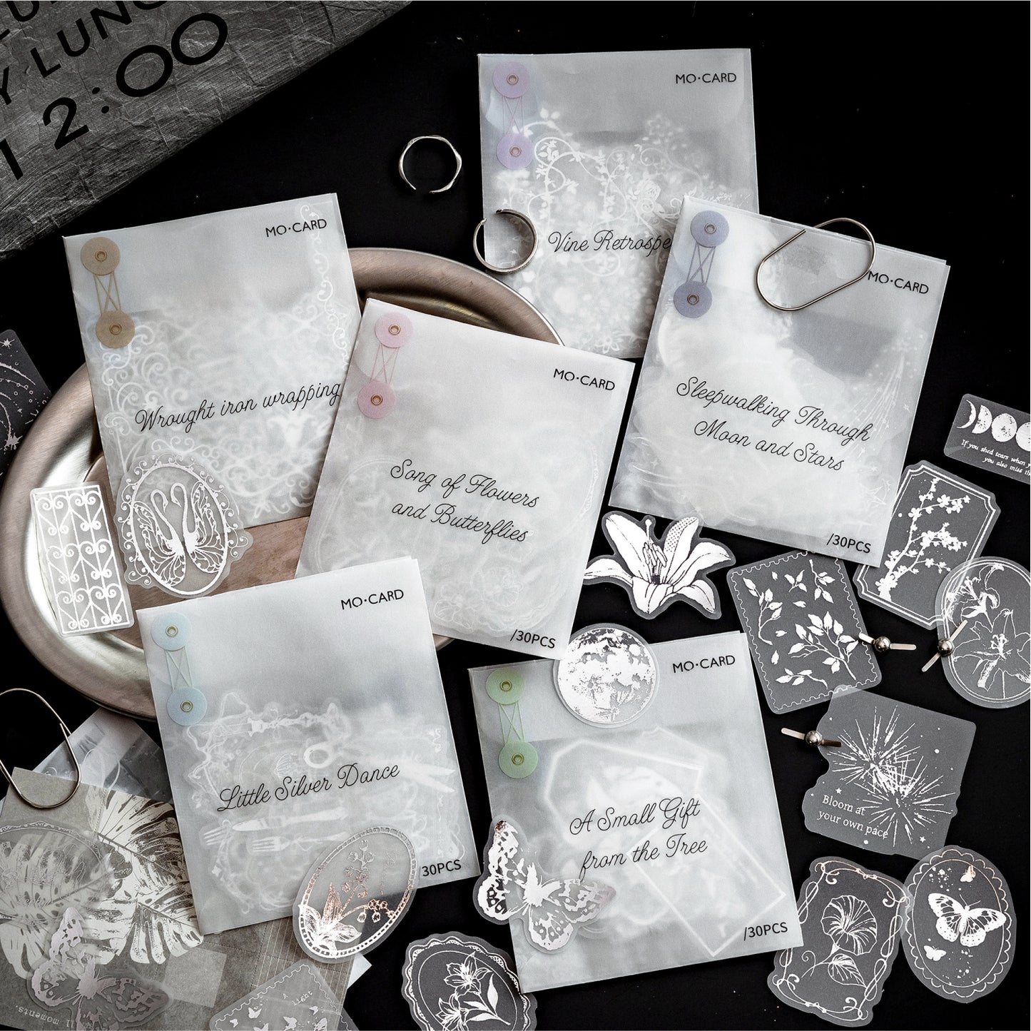 Silver Casket Secret Pact Stickers