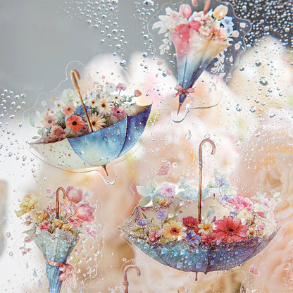 Floral Umbrella Concerto Stickers