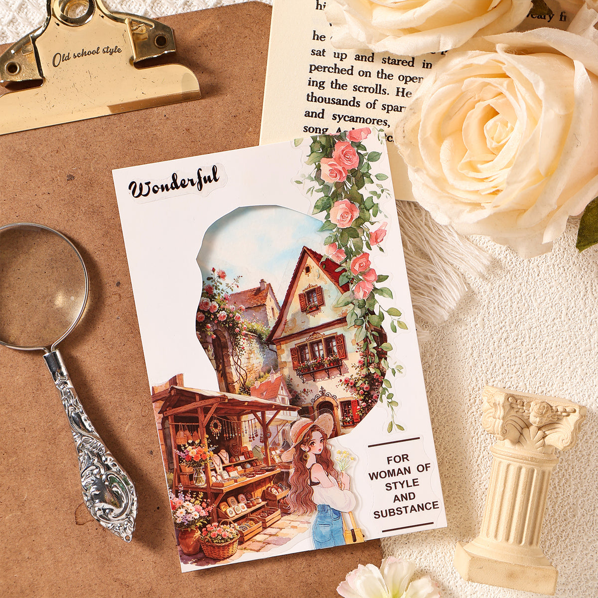 Little Town Wanderings Stickers