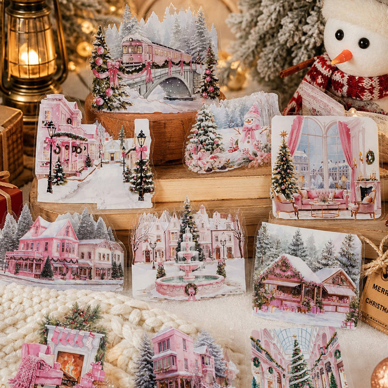 Fireside Winter Scenes Stickers