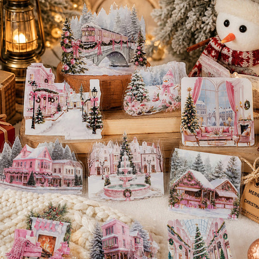 Fireside Winter Scenes Stickers