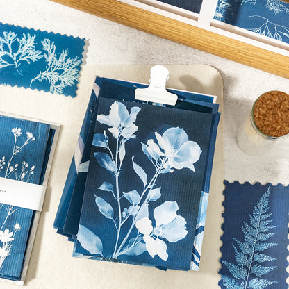 Enchanted Blue Floral Papers