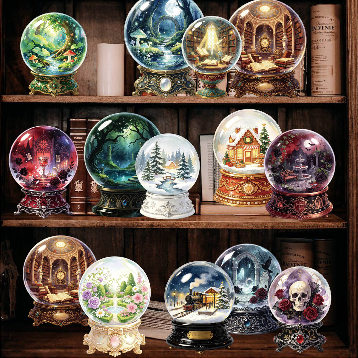 Dreamy Crystal Ball Stickers