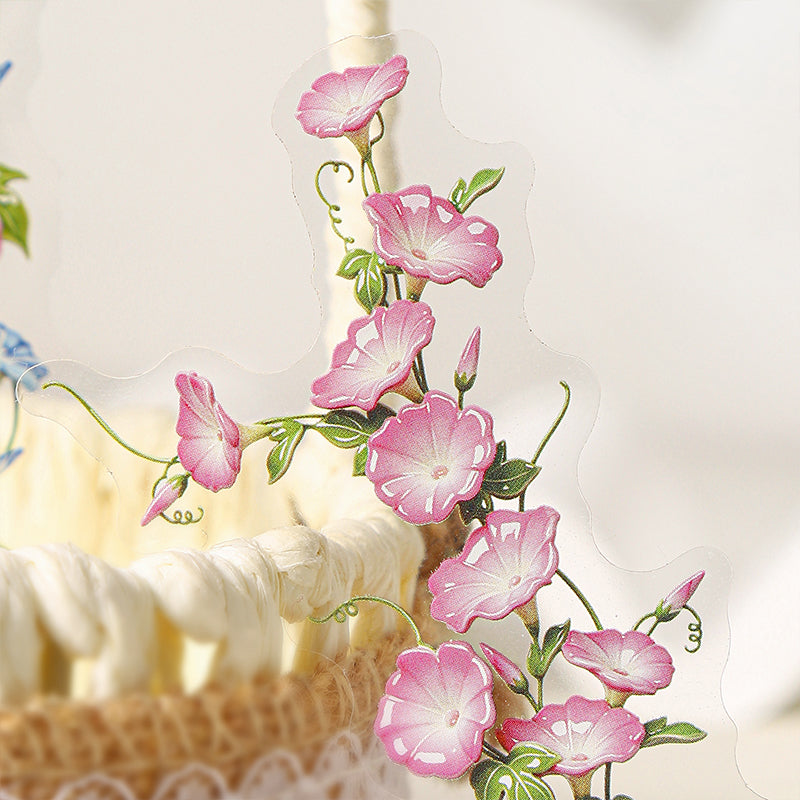 Floral Porcelain Elegance Stickers