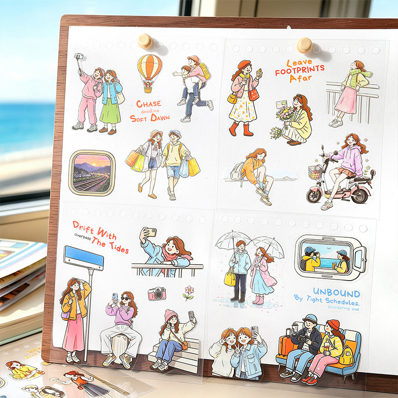 The Meaning of Travel Sticker Book