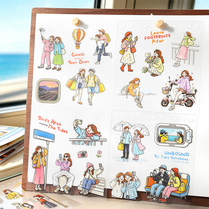 The Meaning of Travel Sticker Book