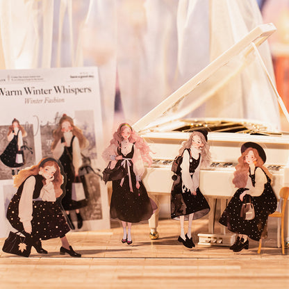 Warm Winter Whispers Stickers