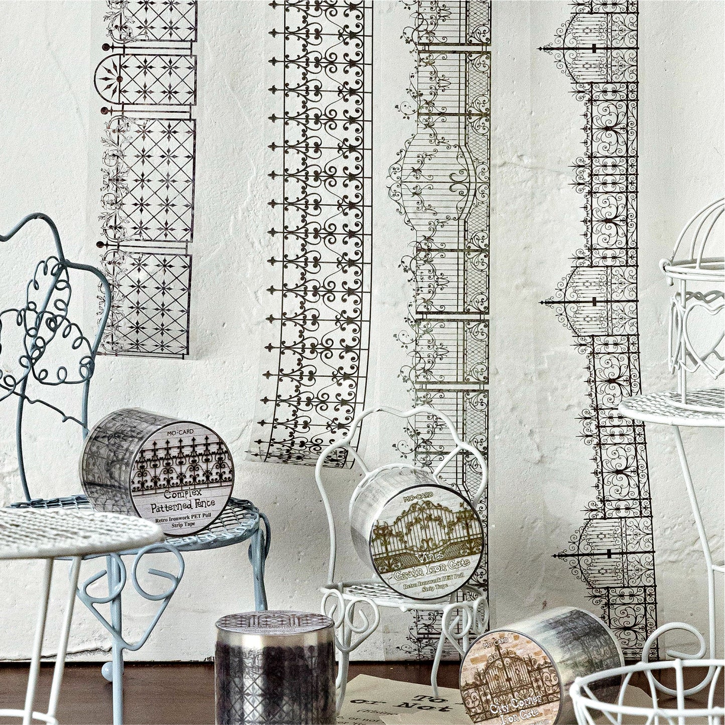 Ornate Iron Fence Tape