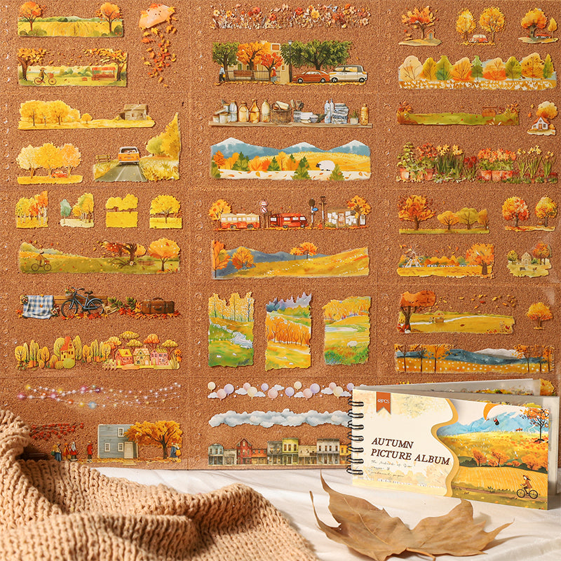 Autumn Picture Album Sticker Book