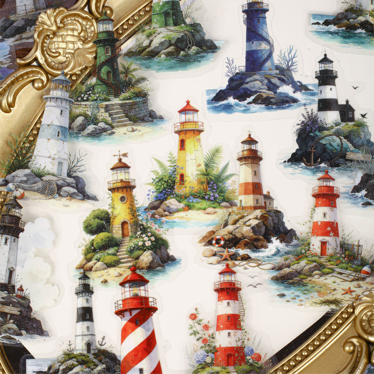 Lighthouse Stickers