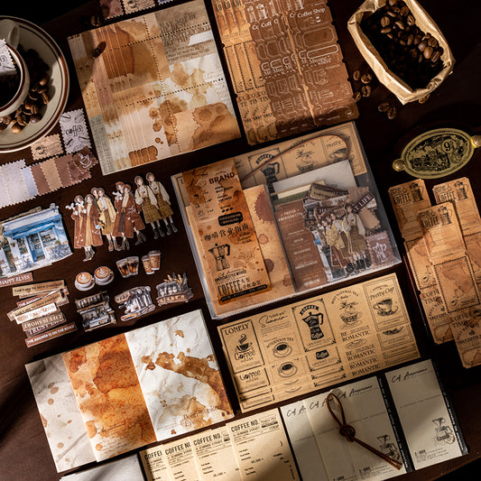 Coffee Themed Ephemera Pack