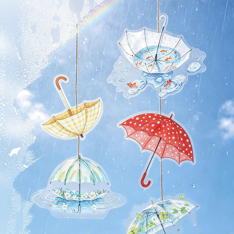 Colorful Umbrella sticker