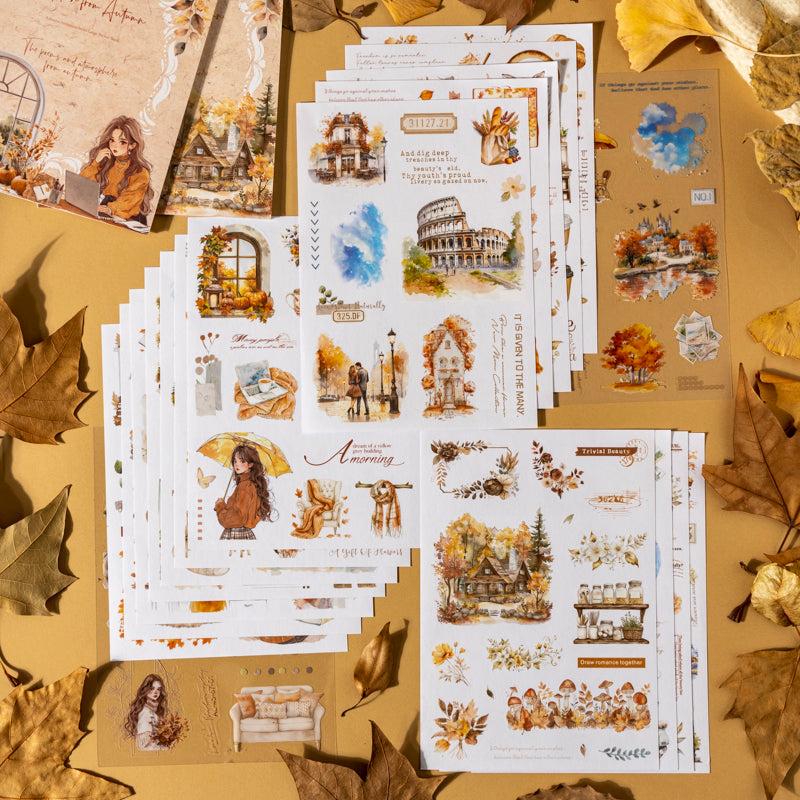 Autumn Invitation Sticker Book
