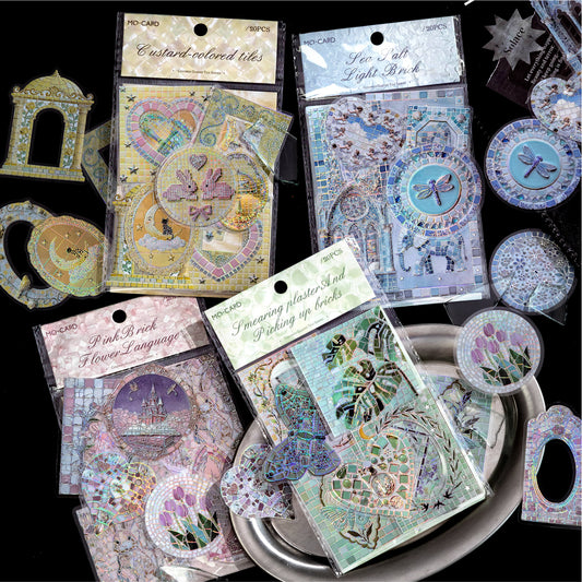 Colorful Glass Mosaic Stickers