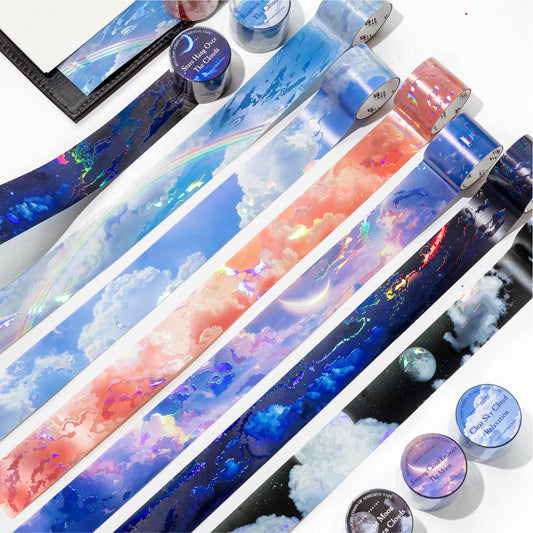 Heart of Colorful Clouds Tape