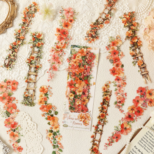 Tangled Vines Blossoms Stickers