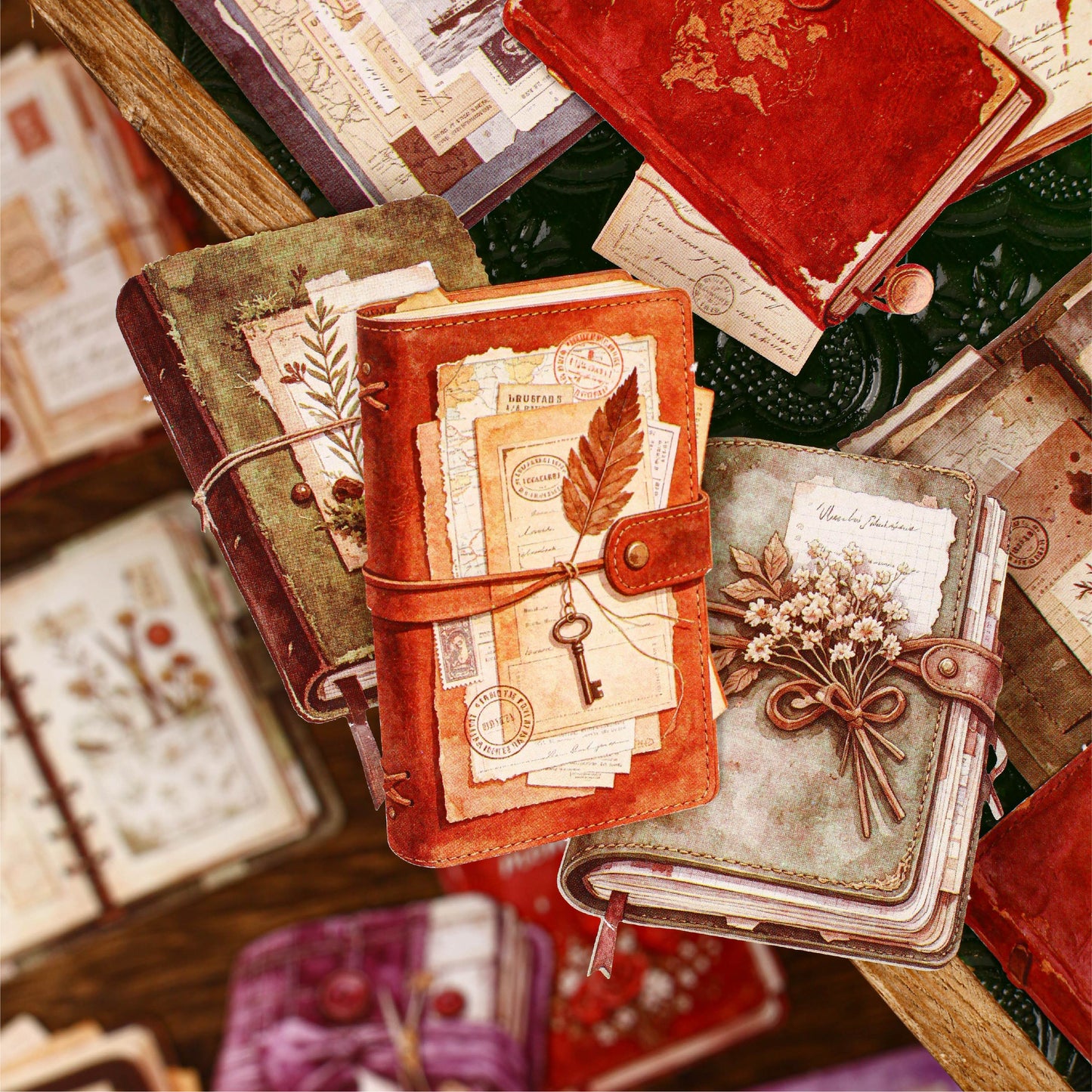Vintage Books Stickers